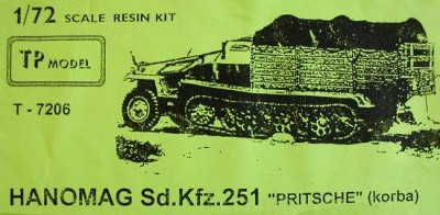TP Model T-7206 Hanomag251 Pritsche 1/72