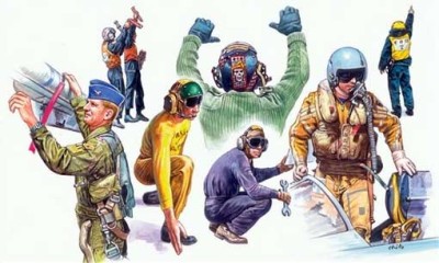 Italeri 01246 Солдаты NATO pilots and ground crew 1/72