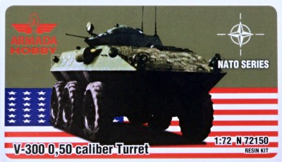Armada Hobby N72150 V-300 with 0,5 calibre turret (resin kit) 1/72