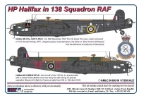 AML AMLC72026 Decals HP Halifax in 138 Squadron RAF 1/72
