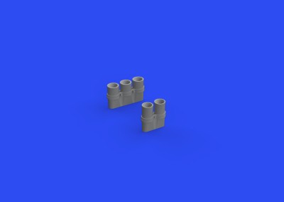 Eduard 648683 BRASSIN F6F exhaust stacks (EDU) 1/48