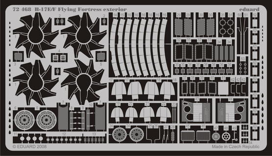 Eduard 72468 B-17E/F exterior ACA