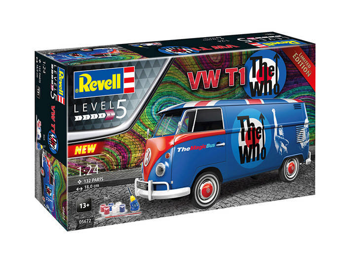 Revell 05672 Подарочный набор VW T1 The Who 1/24
