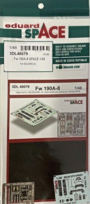 Eduard 3DL48079 Fw 190A-8 SPACE (EDU) 1/48