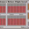 Eduard 73380 Remove Before Flight - Israel