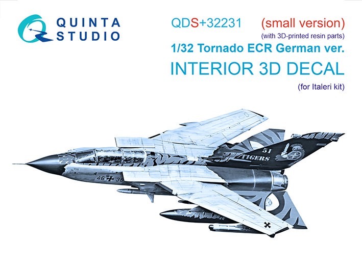 Quinta studio QDS+32231 Tornado ECR German (Italeri) (Малая версия) 1/32