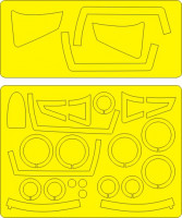 New Ware NWA-M0196 1/48 Mask F-101 A/C Voodoo ADVANCED (KITTYH)