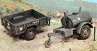 Italeri 229 Бочка 250 Gals и Прицеп Cargo M101 1/35
