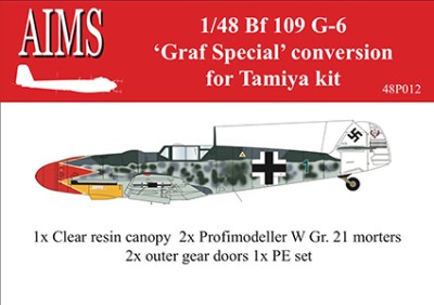 Aims AIMS48P012 Messerschmitt Bf-109G-6 'Graf Special' 1/48