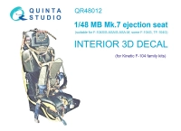 Quinta studio QR48012 Кресло MB Mk.7 для семейста F-104 (Kinetic) 1/48