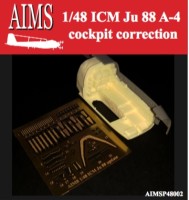 Aims AIMSP48002 Junkers Ju-88A-4 cockpit update (designed to be used with ICM UA GB kits) 1/48