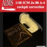 Aims AIMSP48002 Junkers Ju-88A-4 cockpit update (designed to be used with ICM UA GB kits) 1/48