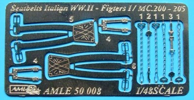 AML AMLE50008 Seatbelts ITALIAN AF WWII - Fighters 1/48