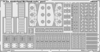 Eduard 72551 Sunderland Mk.I bomb racks