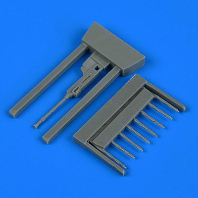 QuickBoost QB48962 Fokker G-1 gun barrels&amp;machine gun (MIKROMIR) 1/48
