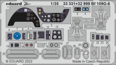 Eduard 33331 Bf 109G-6 (BORDER M.) 1/35