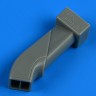 Quickboost 32345 Bf 109F-0/F-1 air intake - early (HAS) 1/32
