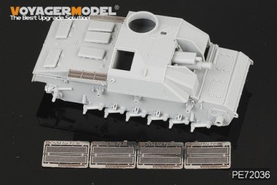 Voyager Model PE72036 WWII German Pz.Kpfw.III Grills (4 pcs) (For DRAGON) 1/72