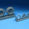 Barracuda Studios BCR48500 North-American P-51D Mustang Block Tread Mainwheels 1/48
