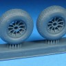 Barracuda Studios BCR48500 North-American P-51D Mustang Block Tread Mainwheels 1/48