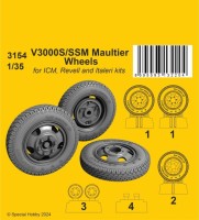 CMK SP3154 V3000S/SSM Maultier wheels (ICM) 1/35