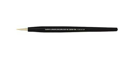 Tamiya 87154 Кисточка с удобной прорезиненной ручкой, натуральная Extra Fine (сделано в Японии)