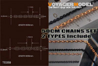 Voyager Model TE059 50cm Chains set (2 types)For All 1/35