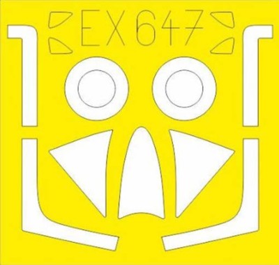 Eduard EX647 Mask 1/48 Hunter F.6 (AIRF)