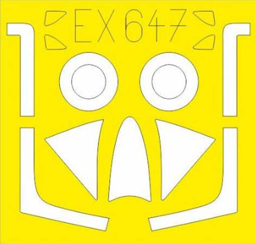 Eduard EX647 Mask 1/48 Hunter F.6 (AIRF)