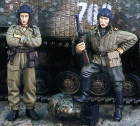 Condor F-350141 Советские танкисты, WW II, 2 фигуры 1:35