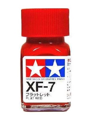 Tamiya 80307 XF-7 Flat Red (Красная матовая) эмаль 10 мл