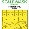 Art Scale 200-M32103 North-American T-6 Texan - wheels and canopy frame paint masks (outside only) 1/32