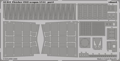 Eduard 53044 Fletcher 1942 weapons 1/144 REV