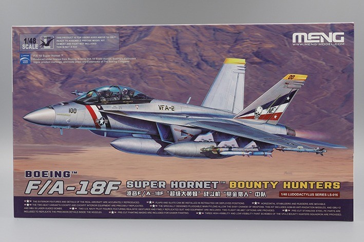 Meng Model LS-016 Американский истребитель F/A-18 «Super Hornet Bounty Hunters» 1/48