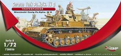 Mirage 728056 PzKpfw IV Ausf. D Tropenpanzer 1/72