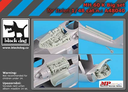 BlackDog BDOA48040 MH-60 K big set (ITALERI) 1/48