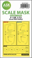 Art Scale 200-M72061 McDonnell F-15E Eagle double-sided painting express mask 1/72