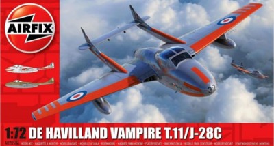 Airfix 02058A D.H. Vampire T.11/J-28C 1/72