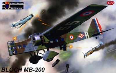 Kovozavody Prostejov 72281 Bloch MB-200 (3x camo) 1/72