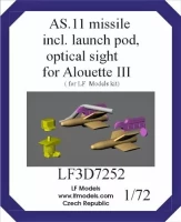 Lf Model 3D7252 AS.11 missile incl.launch pod Alouette III 1/72