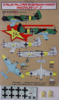 Kora Model DEC72235 Yakovlev UT-2 (Luftwaffe service) декали декали 1/72