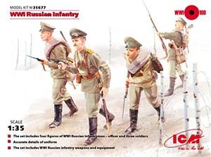 ICM 35677 Пехота Российской императорской армии 1МВ 1/35