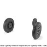 Armory ARAW32401 BAC/EE Lightning F.1A / F.2 wheels with weighted tires/tyres, early type, for F.Mk.1 - F.Mk.2 1/32