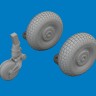 Eduard 672403 BRASSIN Mosquito wheels (TAM) 1/72
