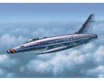Trumpeter 02839 Самолет F-100D &quot;Супер Сейбр&quot; 1/48