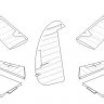 CMK 4265 Spitfire Mk. I - Control surfaces set for TAM 1/48