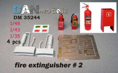 Dan models 35244 Огнетушители на подставке. Набор №2. 1/35/1:48