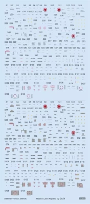 Eduard D48115 Decals F-104A/C stencils (KIN) 1/48