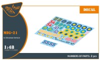 Clear Prop CPD48005 Decal MiG-21 in Ukrainian Service 1/48