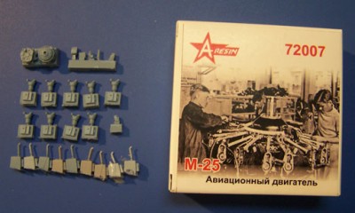 A-resin 72007 Авиадвигатель М-25 (И-15, И-15бис, И-16) 1/72